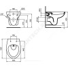 Унитаз подвесной ECCO с функцией биде без сиденья Ideal Standard W705501