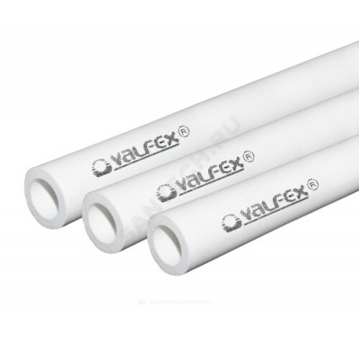 Труба PP-R белая Дн 25х4,2 Ру20 SDR6 Т<80С L=4м VALFEX 10102025