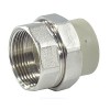 Муфта PP-R комбинированная разъемная серая ВР Дн 25х3/4" RTP (РосТурПласт) 15517
