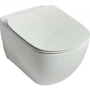 Унитаз подвесной TESI дюропласт микролифт rimless Ideal Standard T355101.