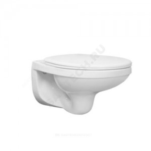 Унитаз подвесной Альфа белый горизонт/выпуск микролифт комфорт Santeri 1.3256.4.S00.00B.0