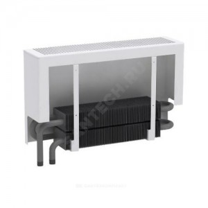 Конвектор настенный концевой Универсал ТБ-С НП КСК 20 (средней глубины) 2.696кВт с воздухоотводчиком КлМ ниж/п НР 3/4" лев ТЗПО