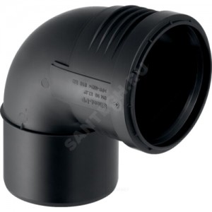 Отвод PP-MD бесшумный Silent-PP Дн 110х87,5гр б/нап в/к Geberit 390.524.14.1