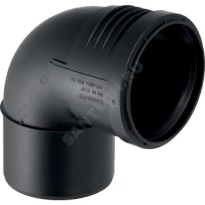 Отвод PP-MD бесшумный Silent-PP Дн 50х87,5гр б/нап в/к Geberit 390.224.14.1