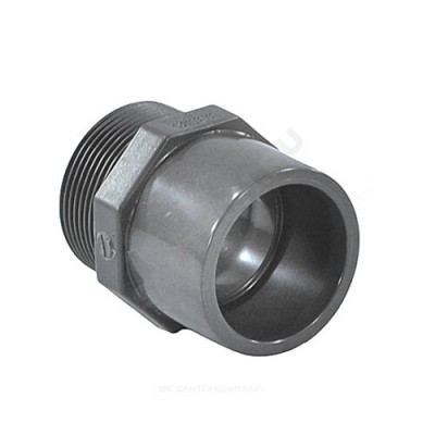 Ниппель НПВХ под клеевое соед переходной Дн 50/40х1 1/4" Ру10 НР Агригазполимер 206-059