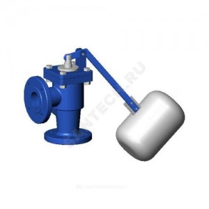 Клапан поплавковый уравновешенный чугун RF3240 Ду 40 Ру10 фл поплавок поплавок сталь нерж в комплекте Тмакс=120 оС Tecofi RF3240-0040