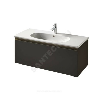 Тумба под умывальник 100 TESI серо-коричневый темный матовый Ideal Standard T0048PU