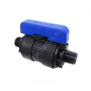 Кран шаровой компрессионный НР/НР Ду 16 1/2"x1/2" Ру16 VALFEX 1210216012012