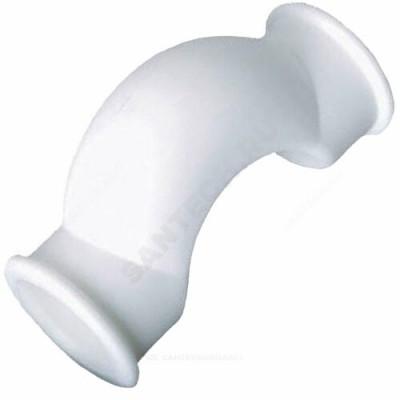 Скоба PP-R белая внутренняя пайка Дн 32 обводная с муфтами RTP (РосТурПласт) 10716