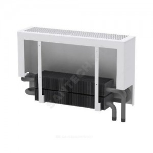 Конвектор настенный концевой Универсал ТБ-С НП КСК 20 (средней глубины) 2.819кВт двухтр с т/клапаном (угл) Danfoss 013G2152 ниж/п НР 3/4" прав ТЗПО