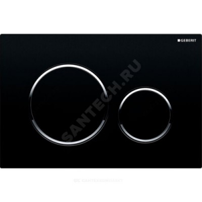 Кнопка для инсталляции Sigma 20 черный/хром глянцевый Geberit 115.882.KM.1