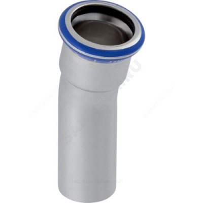 Отвод сталь нерж 15гр Дн 15 пресс/труба Mapress Geberit 36111