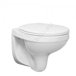 Унитаз подвесной Альфа белый полипропилен Santeri 1.3255.9.S00.00B.0