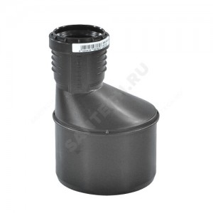 Переход PP-MD эксцентрический бесшумный Silent-PP Дн 110х40 б/нап в/к Geberit 390.571.14.1