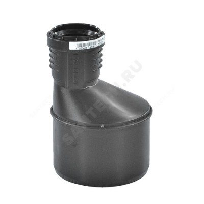 Переход PP-MD эксцентрический бесшумный Silent-PP Дн 90х40 б/нап в/к Geberit 390.471.14.1