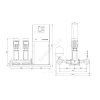 Установка повышения давления Hydro MPC-S 2 CR15-5 Grundfos 95044759