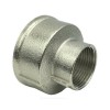 Муфта латунь никель переходная Ду 20х15 (3/4"х1/2") ВР/ВР