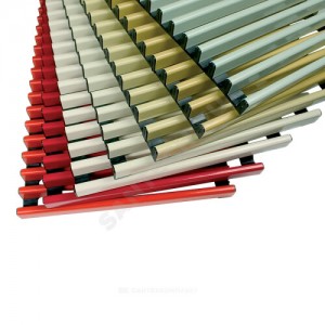 Решетка рулонная B=320мм H=15мм алюминий шаг 10 мм RAL 9011 (графитно-черный) Mohlenhoff DR 15.320-RAL-r