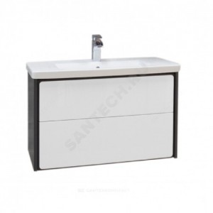 Тумба под умывальник 70 Ronda белый глянец/антрацит Roca ZRU9302964
