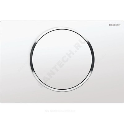 Кнопка для инсталляции Sigma 10 белый/хром глянец Geberit 115.758.KJ.5