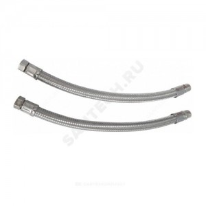 Комплект шлангов гофрированных сталь DN10 ВР/НР 3/8” L=130мм Mohlenhoff WEL-10 131812