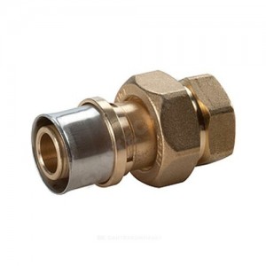 Муфта разъемная МП латунь пресс Дн 16х1/2" ВР RM18 Giacomini RM18Y033