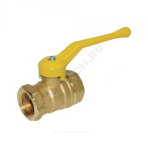Кран шаровой латунь газ 11б27п6 Ду 15 Ру16 ВР рычаг Цветлит ZW10048