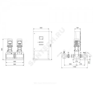 Установка пожаротушения Hydro MX-A 1/1 CR32-1-1 Grundfos 99788847