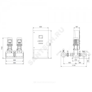 Установка пожаротушения Hydro MX-A 1/1 CR10-12 Grundfos 99788830