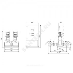 Установка пожаротушения Hydro MX-A 1/1 CR15-9 Grundfos 99788838