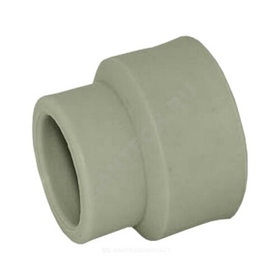 Муфта PP-R переходная серая внутр/наруж пайка Дн 110х90 VALFEX 10011090Г