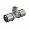 Тройник МП латунь пресс Дн 25х3/4"х25 ВР MLC Uponor 1015048
