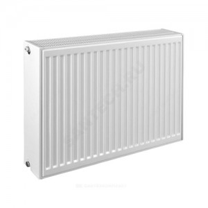 Радиатор стальной панельный Ventil Compact VC тип 33 500х2900 Qну=8703 Вт ниж/п в комплекте кронштейн. встроенный вентиль RAL 9016 (белый) Heaton Plus