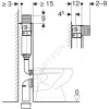 Бачок скрытого монтажа Omega 12 без кнопки смыва Geberit 109.050.00.1