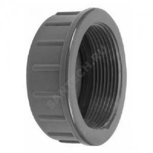 Крышка НПВХ под клеевое соед Дн 50 Ру10 резьбовая Агригазполимер 206-067