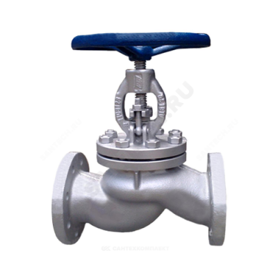 Клапан запорный сталь 15с65нж Ду 125 Ру16 фл Китай