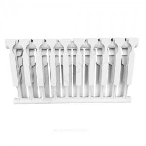 Радиатор биметаллический BM 350 10 секций RAL 9016 (белый) Benarmo