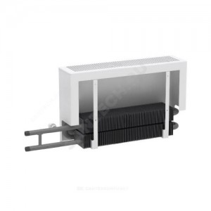 Конвектор настенный концевой Универсал ТБ-С КСК 20 ПАДП(Д) (средней глубины) 0.7кВт з/у однотр с т/клапаном (пр) Danfoss 013G1813 бок/п НР 3/4" лев ТЗПО