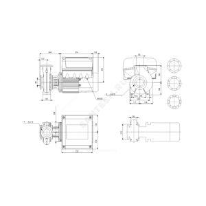 Насос консольно-моноблочный NBE65-125/122 A-F2-A-BAQE PN16 3х380-500В/50 Гц Grundfos 98482688