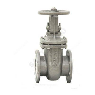 Задвижка клиновая нерж 30нж41нж Ду 80 Ру16 фл L=203мм МЗТА