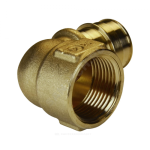 Угольник для PE-X латунь Дн 16х1/2" ВР GX129 Giacomini GX129Y033