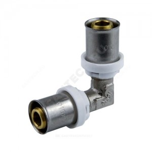 Угольник МП латунь пресс Дн 16х90гр ГОСТ 32415-2013 8005 Aquasfera 8005-01