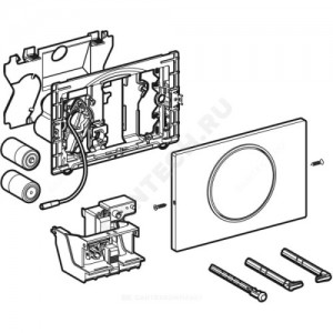 Система управления смывом для унитаза Sigma 10 подключение к сети Geberit 115.869.SN.5