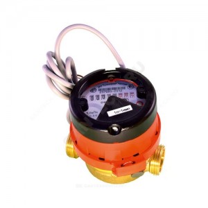 Счётчик г/в крыльчатый одноструйный Ду 15 Ру16 95С L=80мм резьба импульсный Б/К ВСГд Тепловодомер