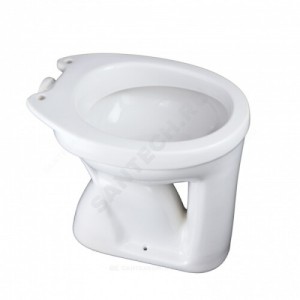 Унитаз без бачка Ермак белый верт/выпуск без комплекта Лобненский стройфарфор