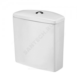 Бачок для унитаза Алькор белый нижний подвод без комплекта Santek 1.WH30.1.860