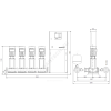 Установка повышения давления Hydro MPC-S 4 CR5-8 Grundfos 95044708