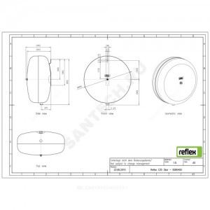 Бак расширительный мембранный C 35 л 3 бар Reflex 8280400