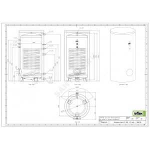 Бойлер косвенного нагрева 1000 л AF 1000/1_C Reflex 7848100