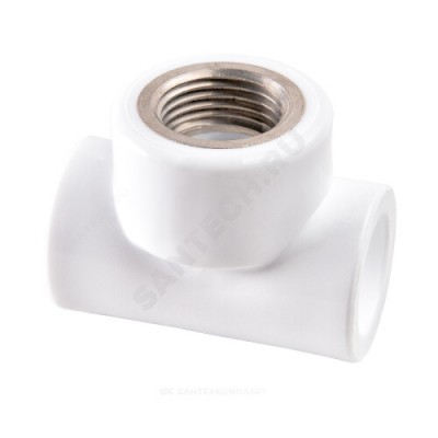 Тройник PP-R комбинированный белый ВР Дн 32х3/4" PRO VALFEX 10127132-PRO